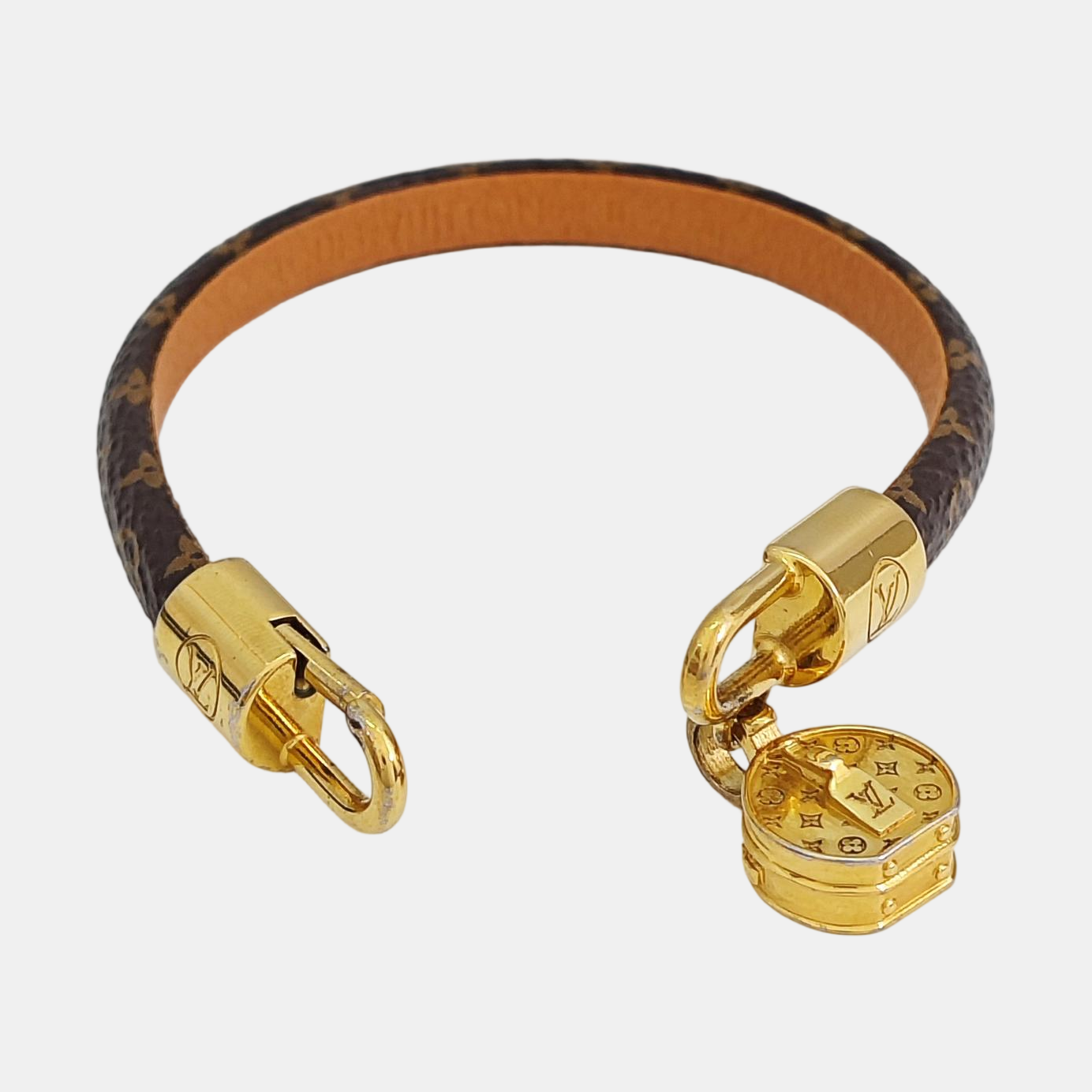LV TRIBUTE Metal Brown Bangle