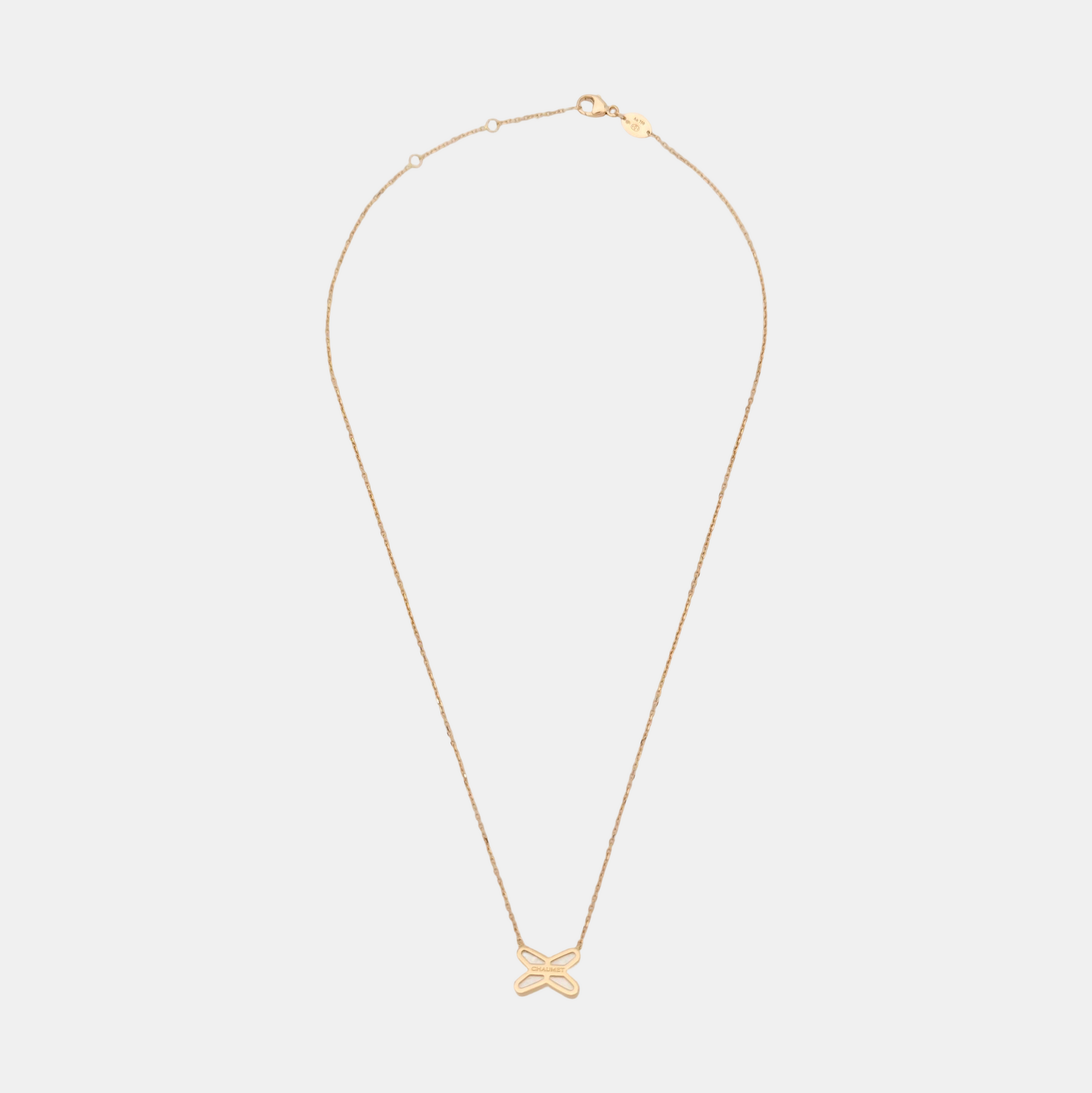 Jeux De Liens 18k Rose Gold Necklace
