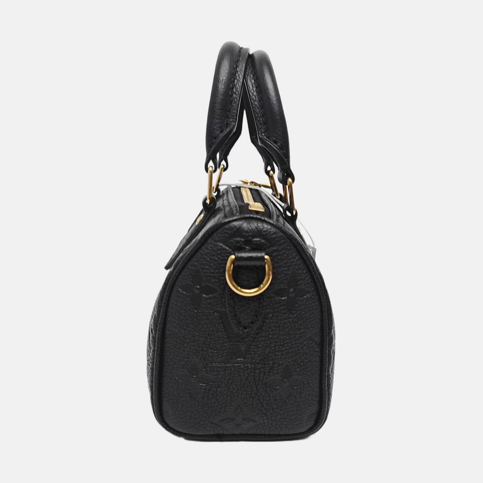 SPEEDY Nano Monogram Calfskin Black
