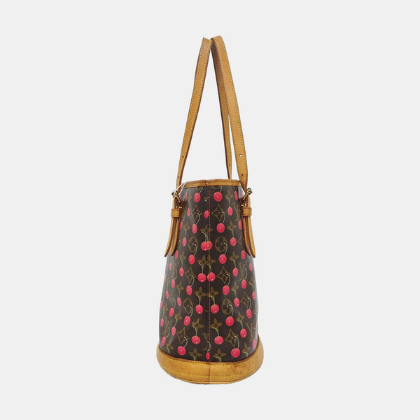 BUCKET PM Monogram Coated Canvas Brown