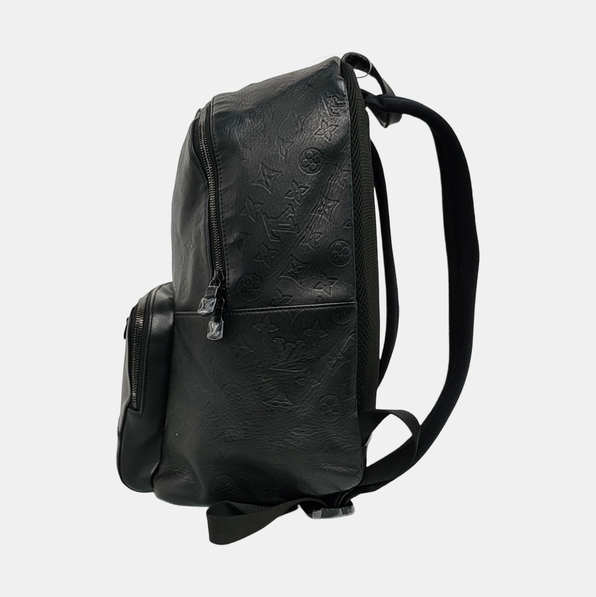 RACER Monogram Calfskin Black