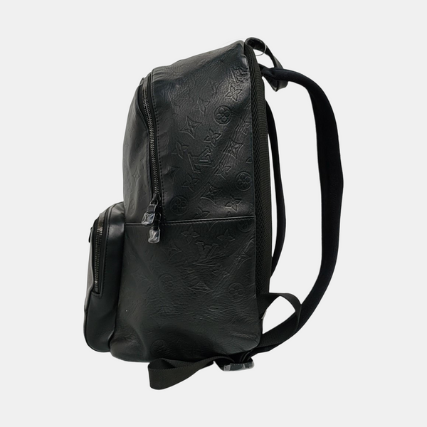 RACER Monogram Calfskin Black