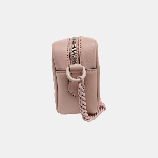 GG Marmont Mini Quilted Calfskin Pink