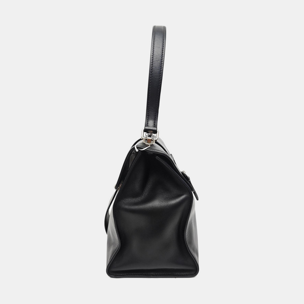 Calfskin Shoulder Bag Black