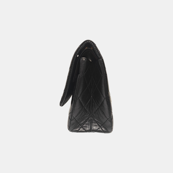 2.55 227 (jumbo) Quilted Calfskin Black