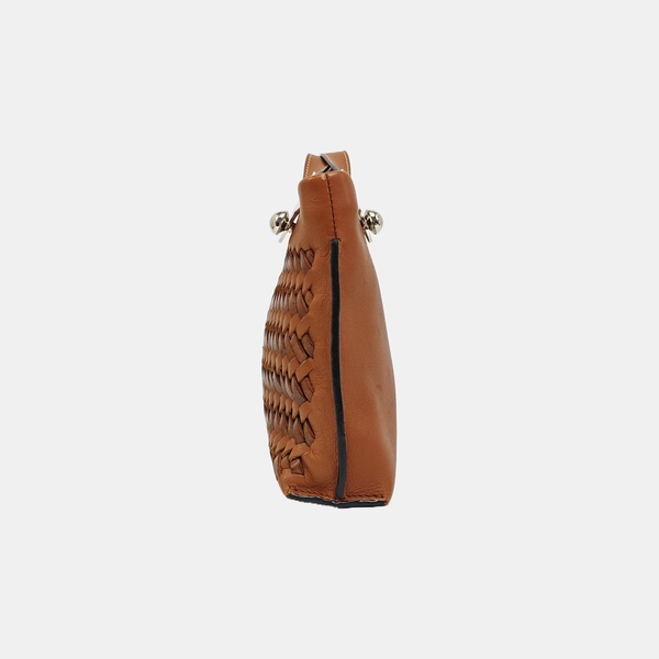 Calfskin Shoulder Bag Brown