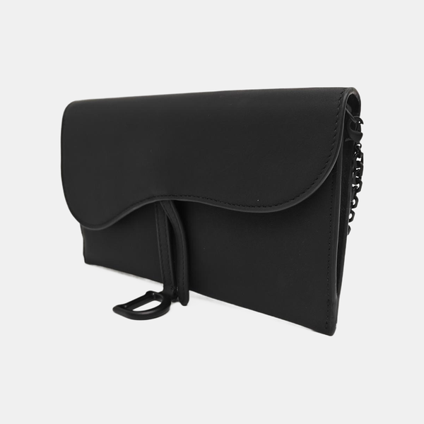 Saddle Mini Calfskin Black