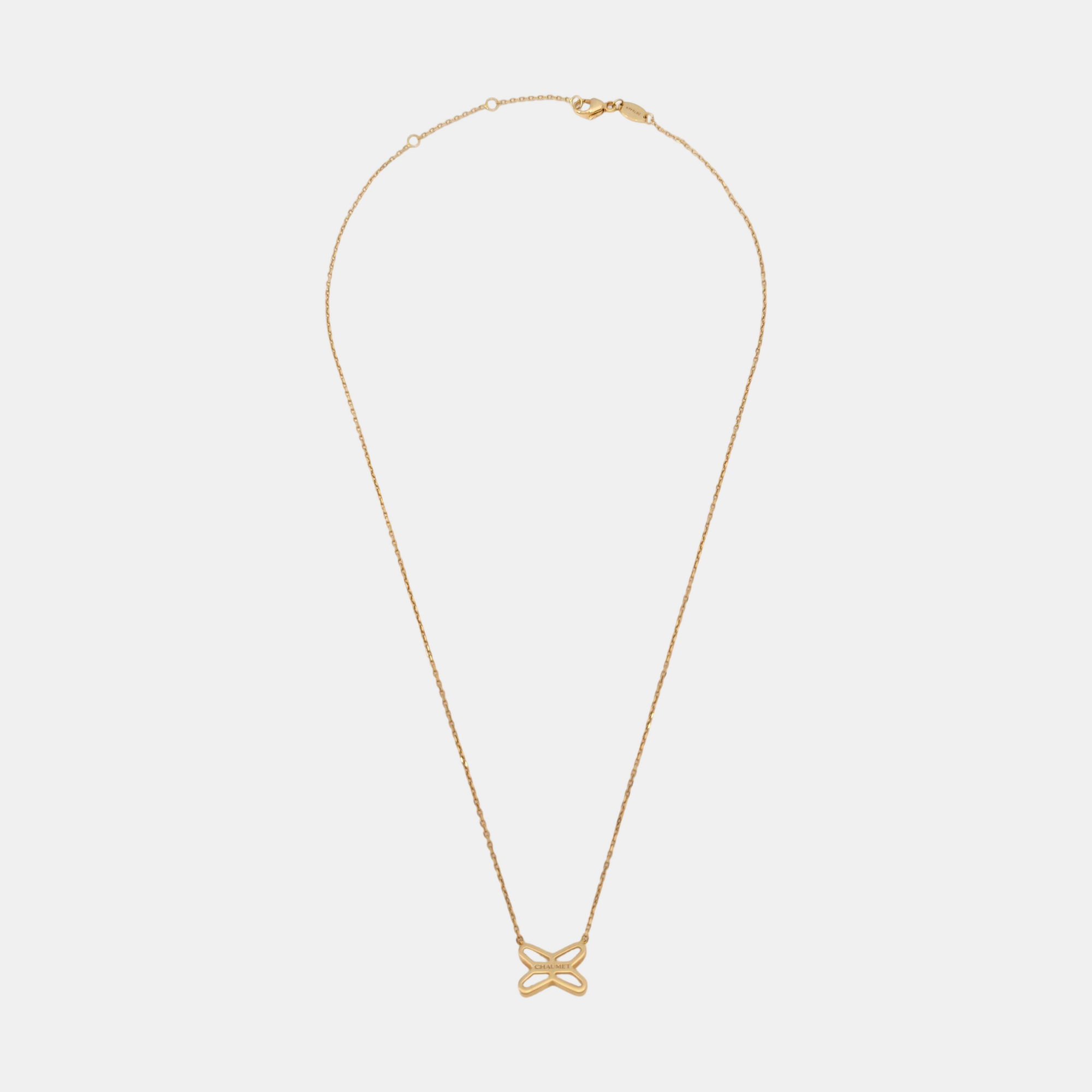 Jeux De Liens 18k Rose Gold Necklace