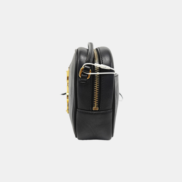 Calfskin Shoulder Bag Black