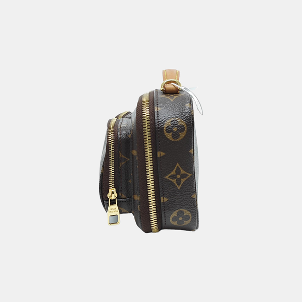 UTILITY Monogram Coated Canvas Brown