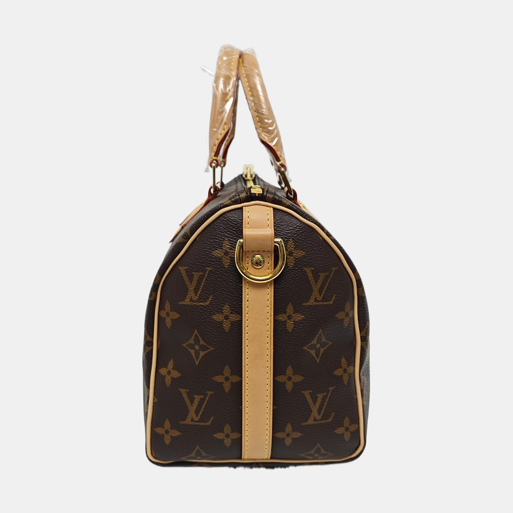 SPEEDY 25 Monogram Coated Canvas Brown