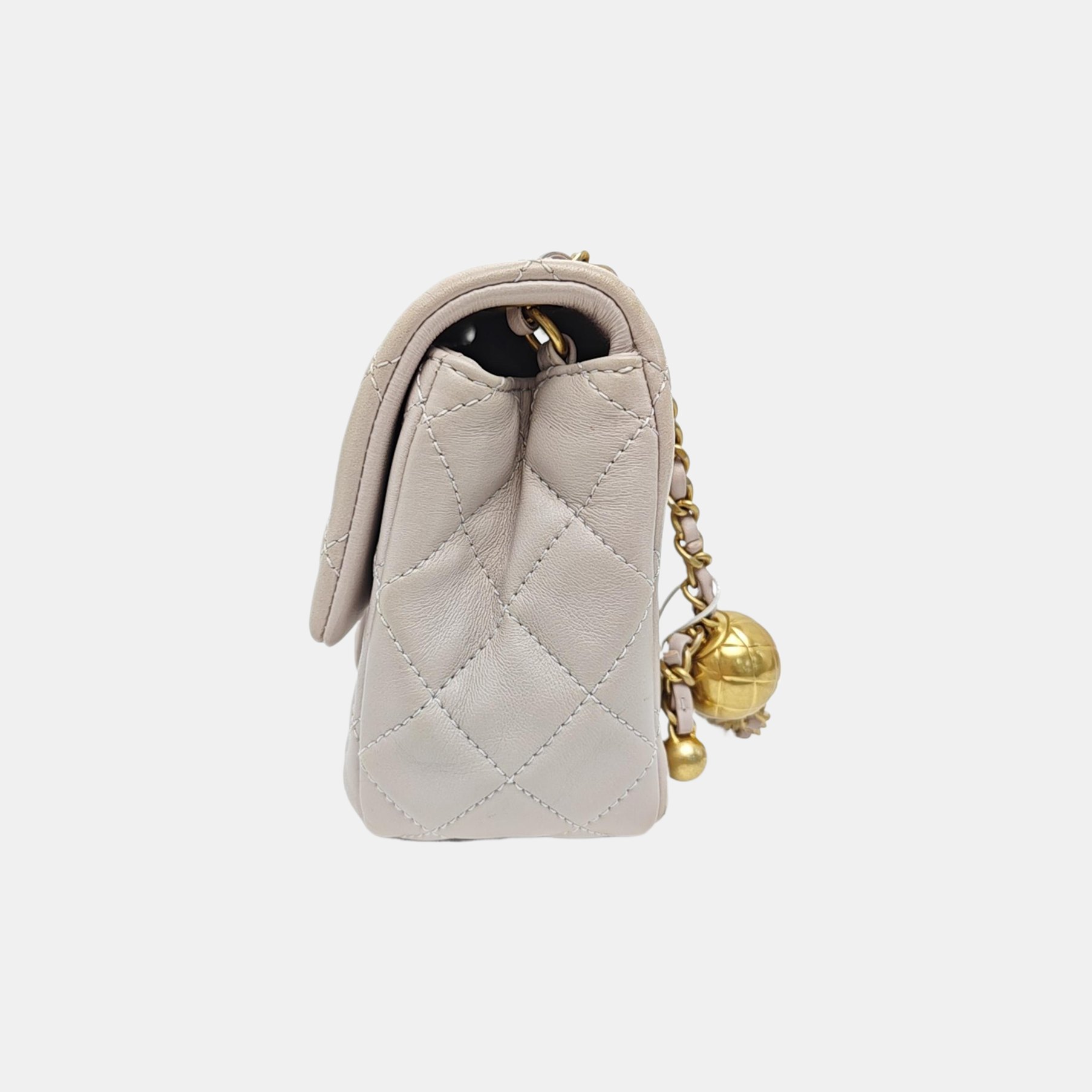 CLASSIC FLAP Mini Quilted Lambskin Purple