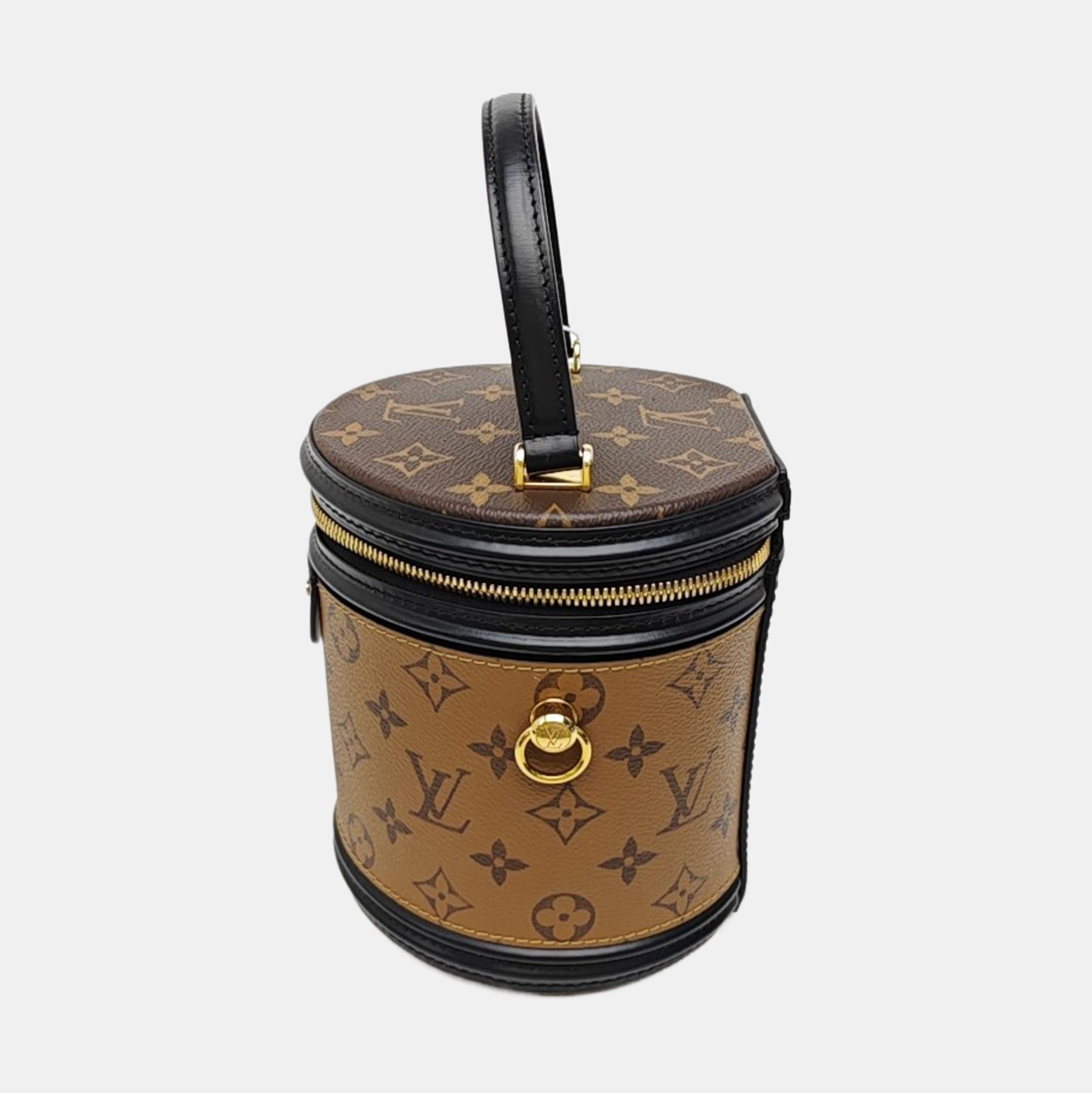 CANNES PM Monogram Coated Canvas Brown