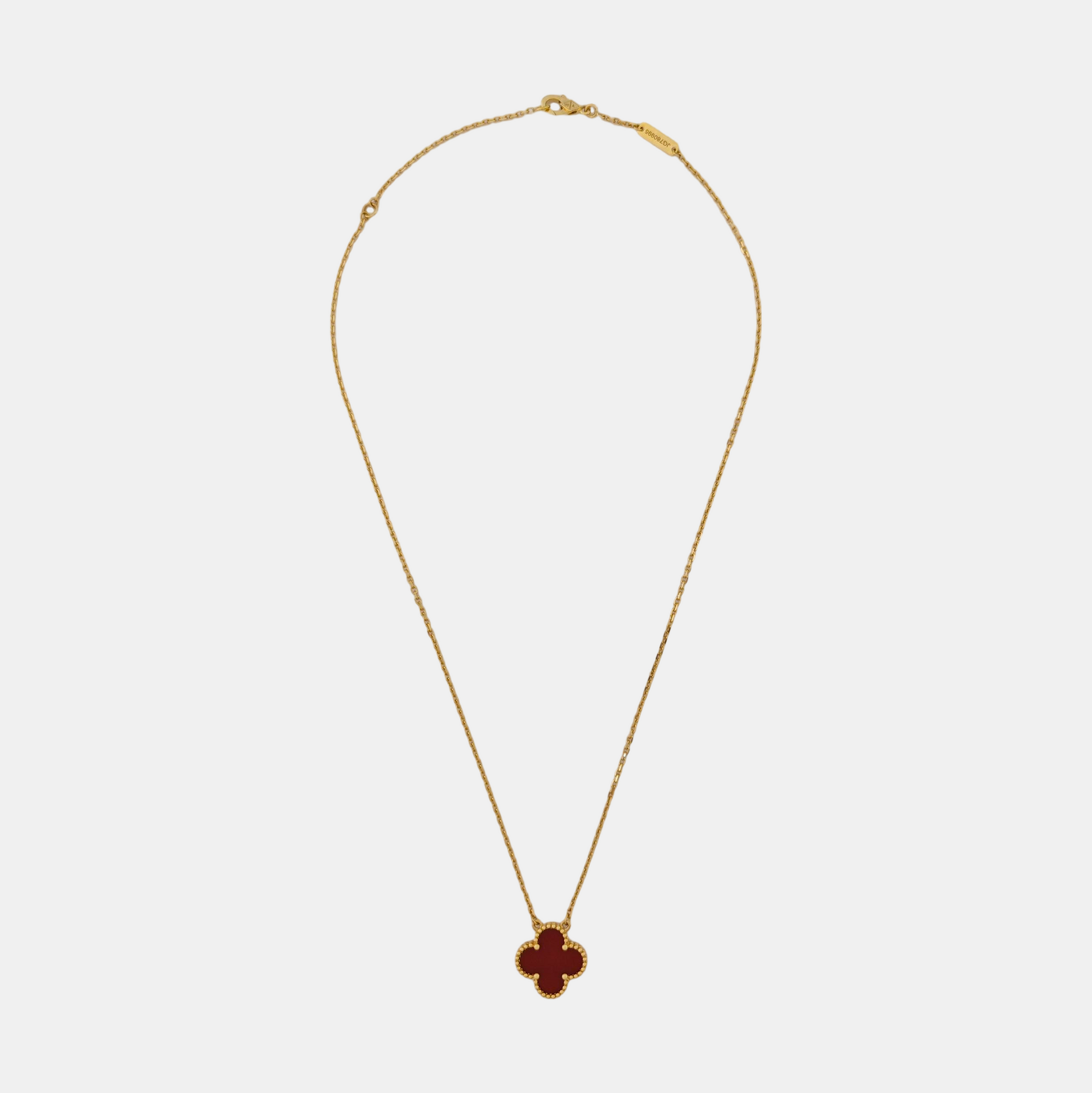 Vintage Alhambra 18k Gold Necklace