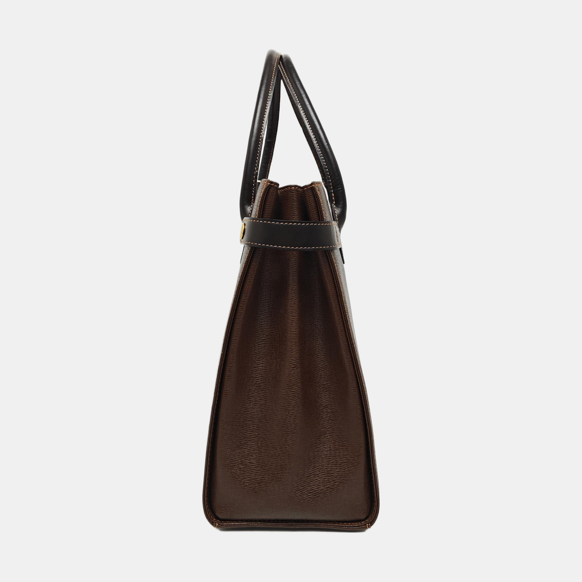 Calfskin Tote Bag Brown