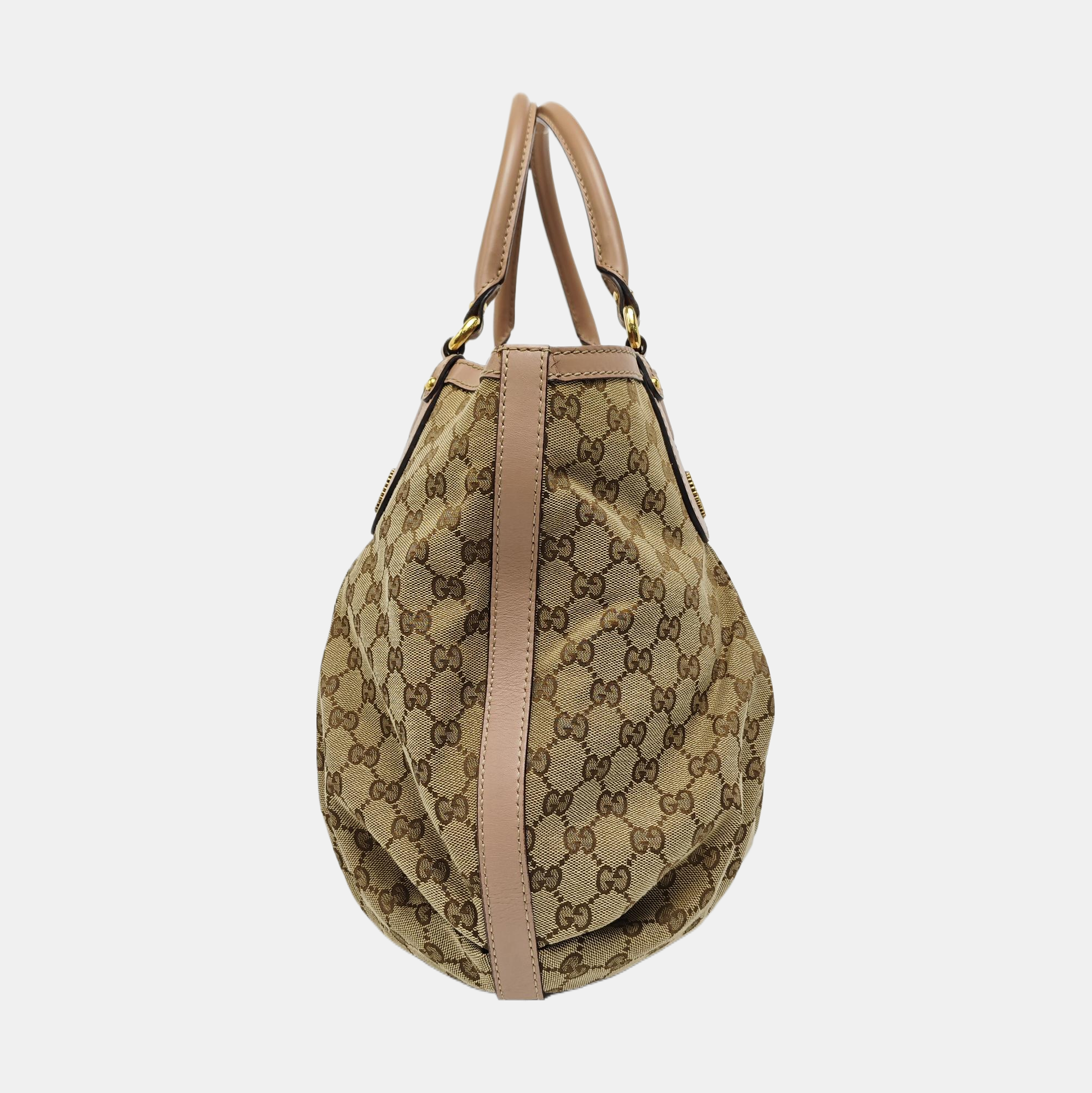 Sukey Monogram Canvas Beige