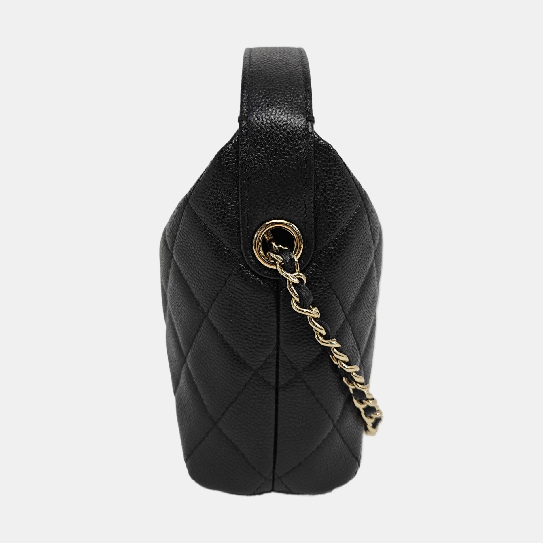 HOBO Quilted Grained Calfskin Black