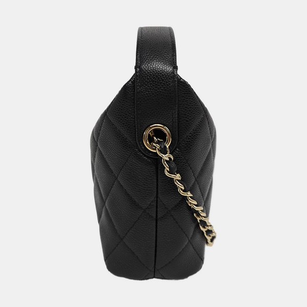 HOBO Quilted Grained Calfskin Black