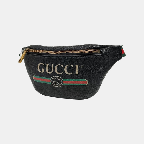 Print Small Calfskin Black