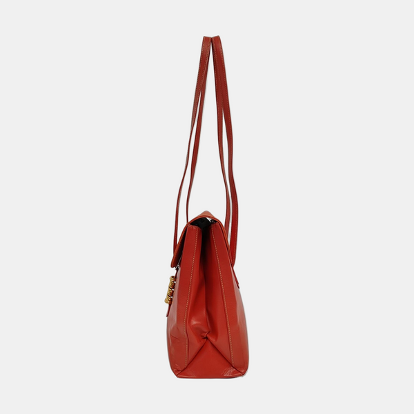 Calfskin Tote Bag Red