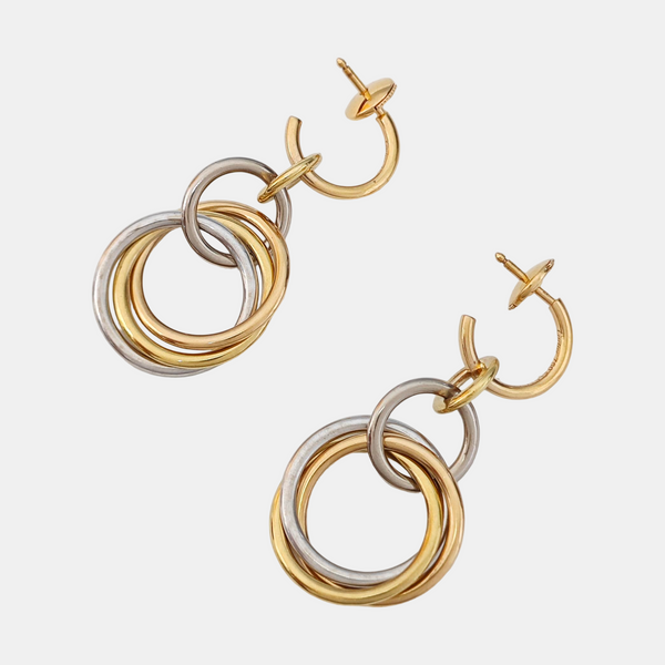 TRINITY 18k Gold Stud Earrings