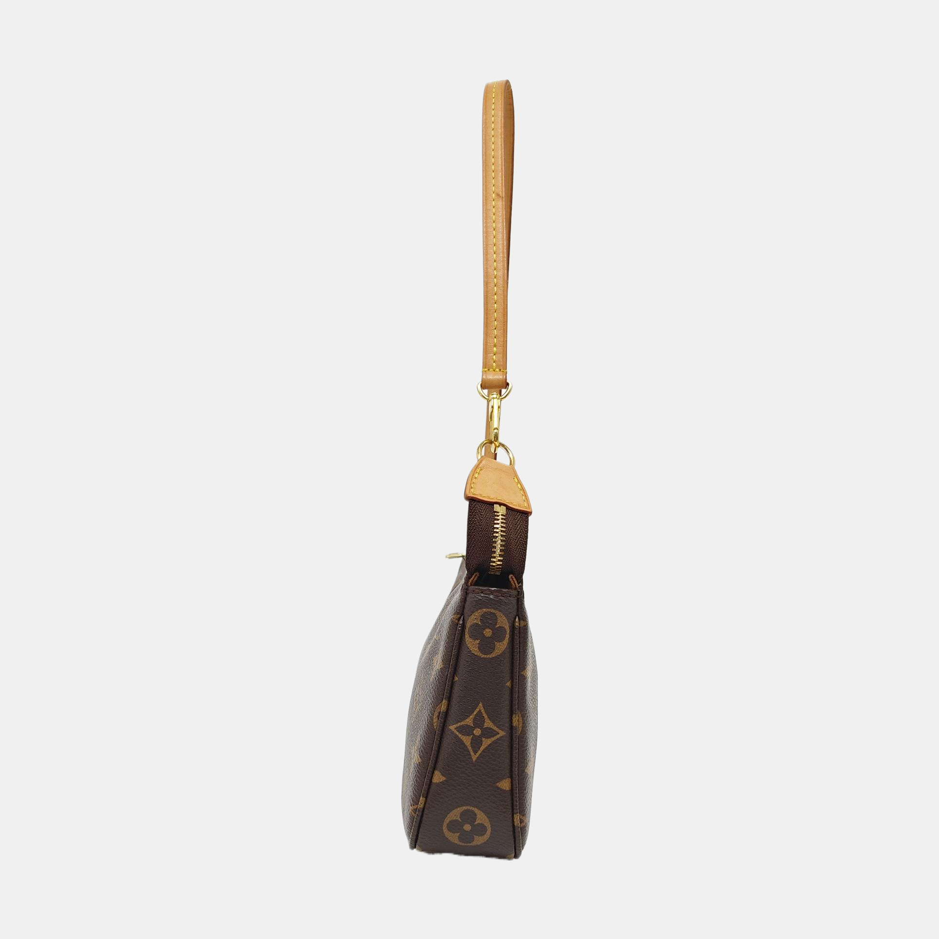 ACCESSOIRES GM Monogram Coated Canvas Brown