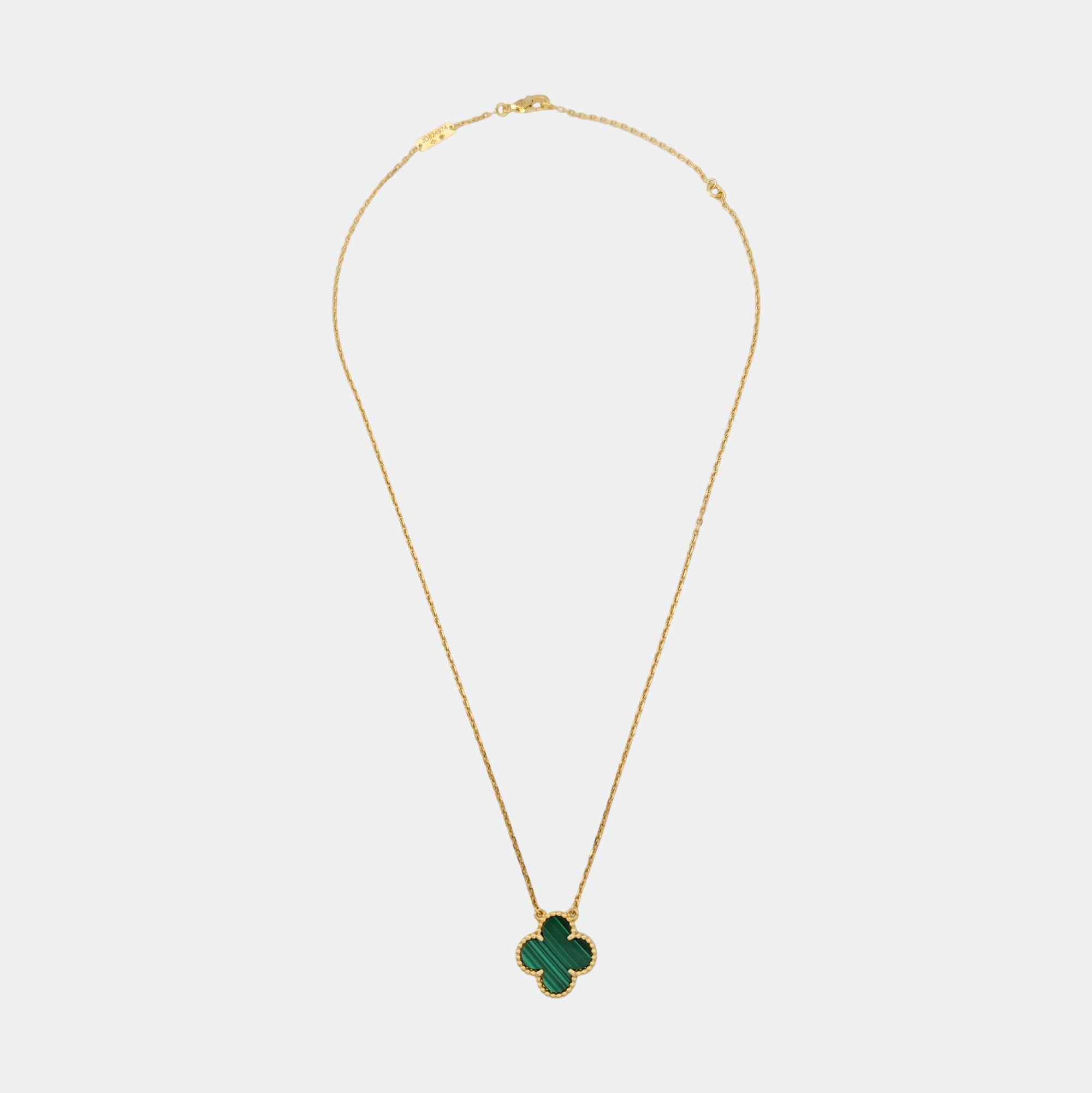 Vintage Alhambra 18k Gold Necklace