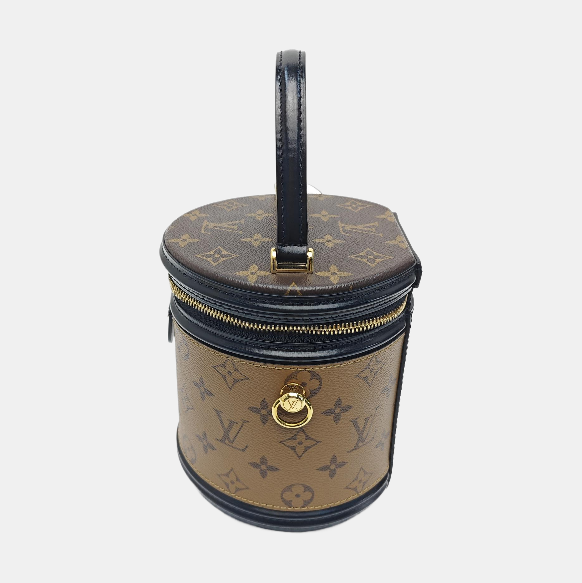 CANNES PM Monogram Coated Canvas Brown