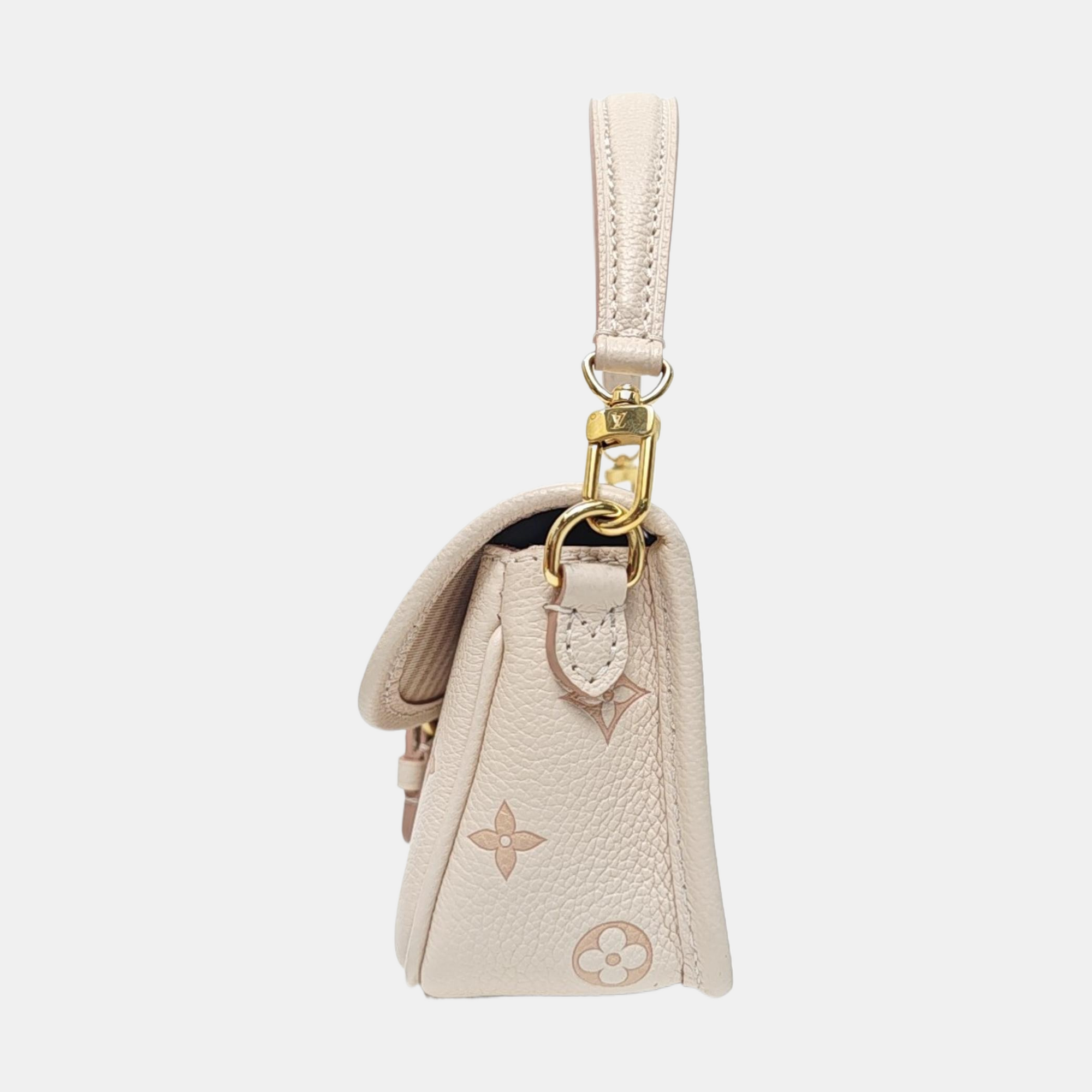DIANE Nano Monogram Calfskin White