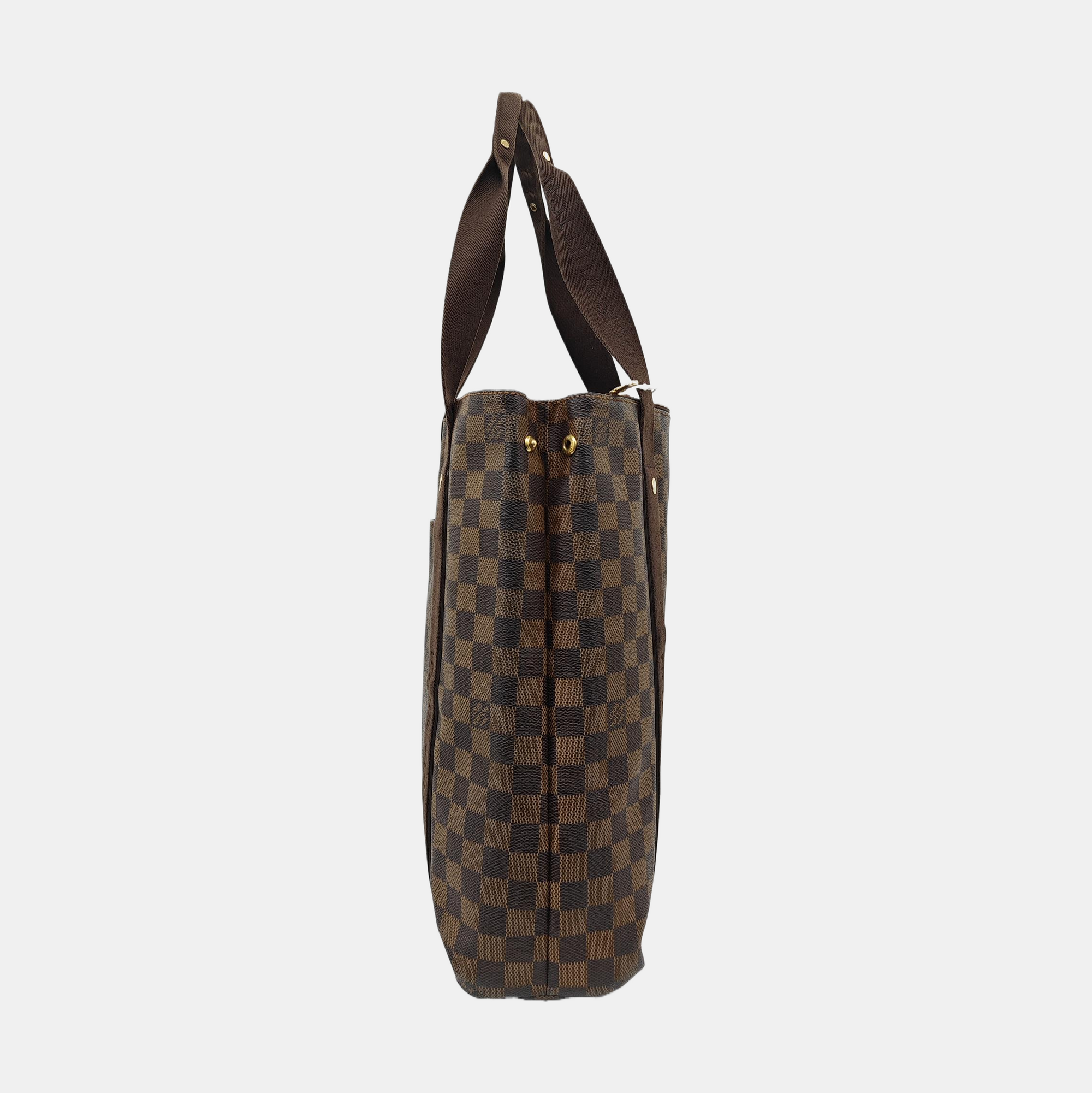 VINTAGE BEAUBOURG Damier Ebene Coated Canvas Brown