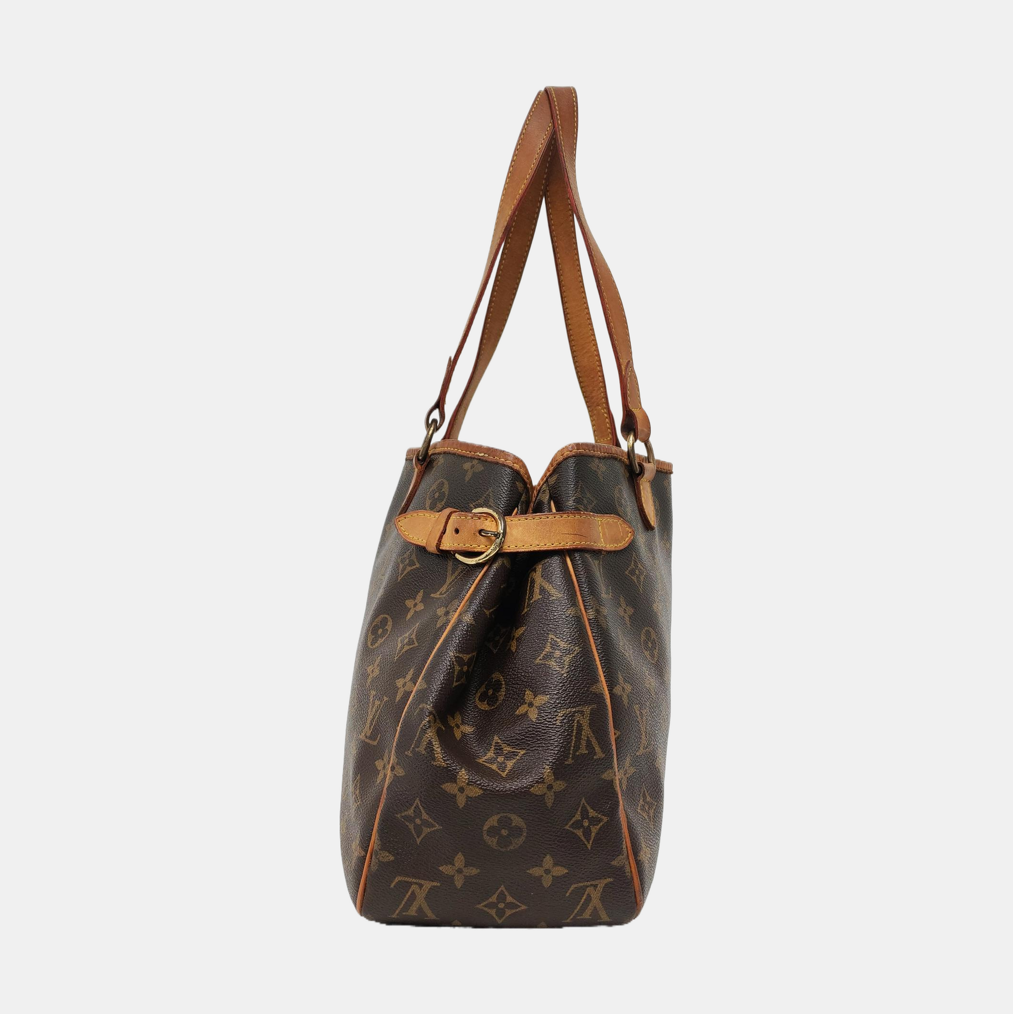 BATIGNOLLES GM Monogram Coated Canvas Brown