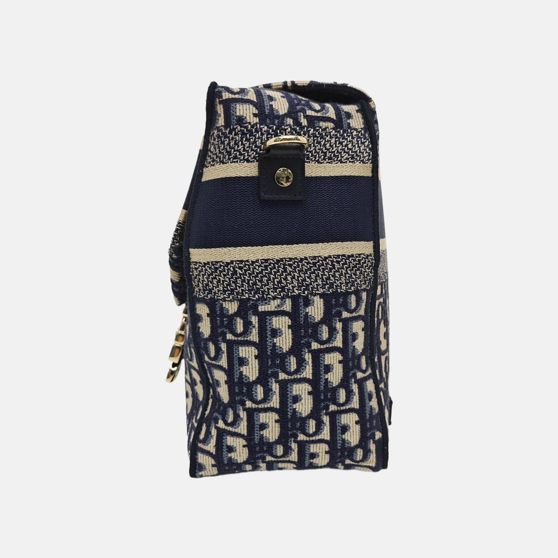 Diorcamp Medium Oblique Canvas Blue