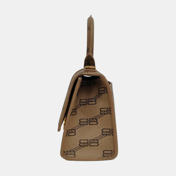 Hourglass XS Coated Canvas Brown