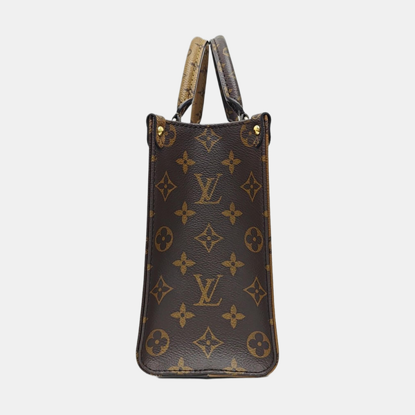 ONTHEGO PM Monogram Coated Canvas Brown