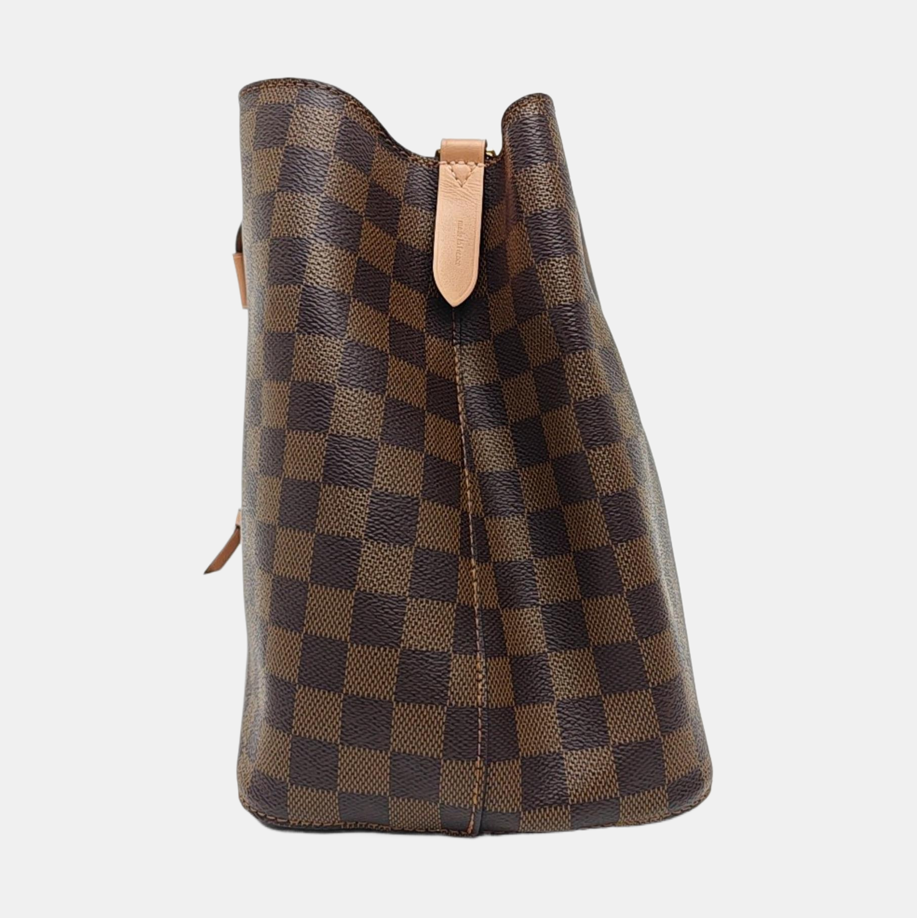 NÉONOÉ MM Damier Ebene Coated Canvas Brown