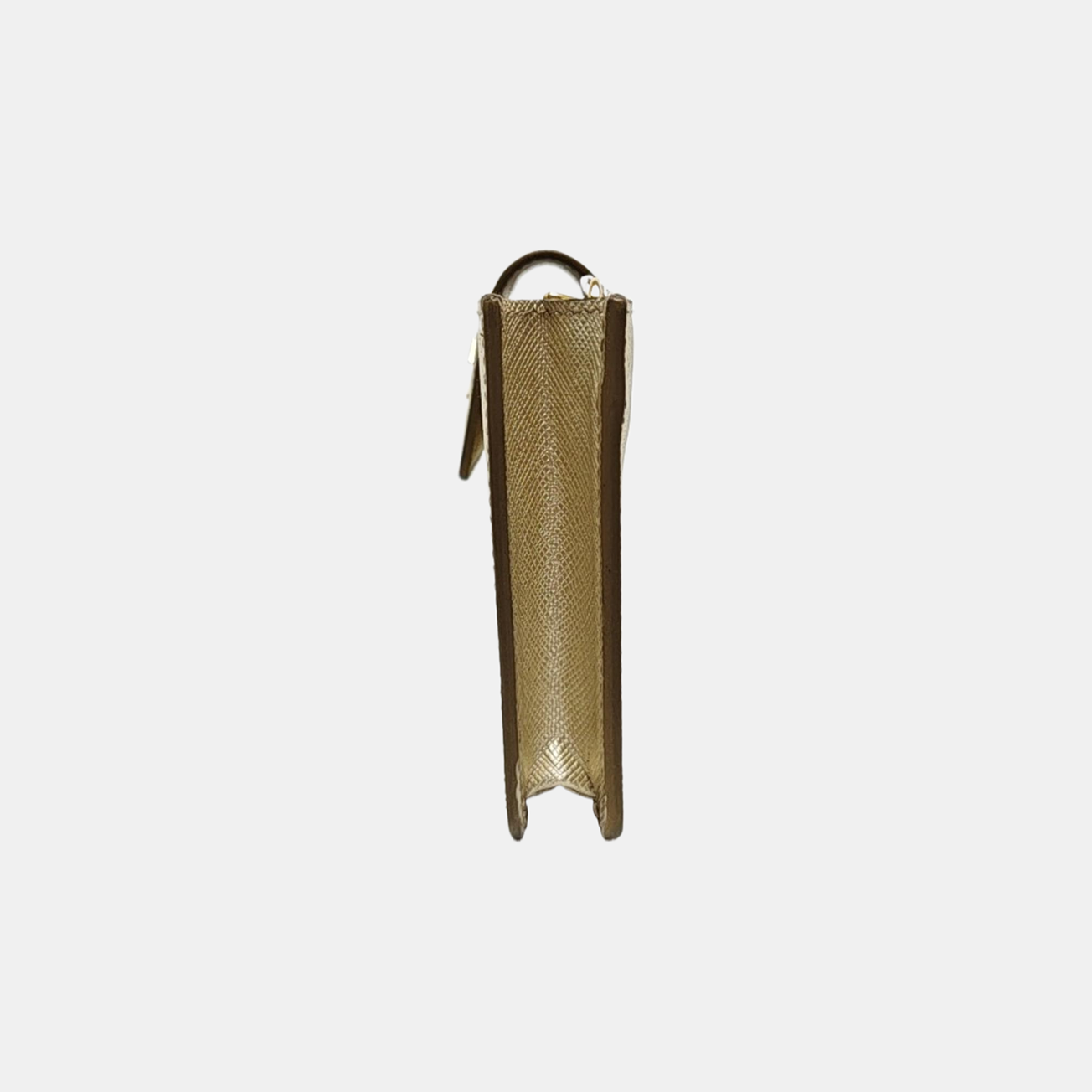 Saffiano Calfskin Shoulder Bag Beige