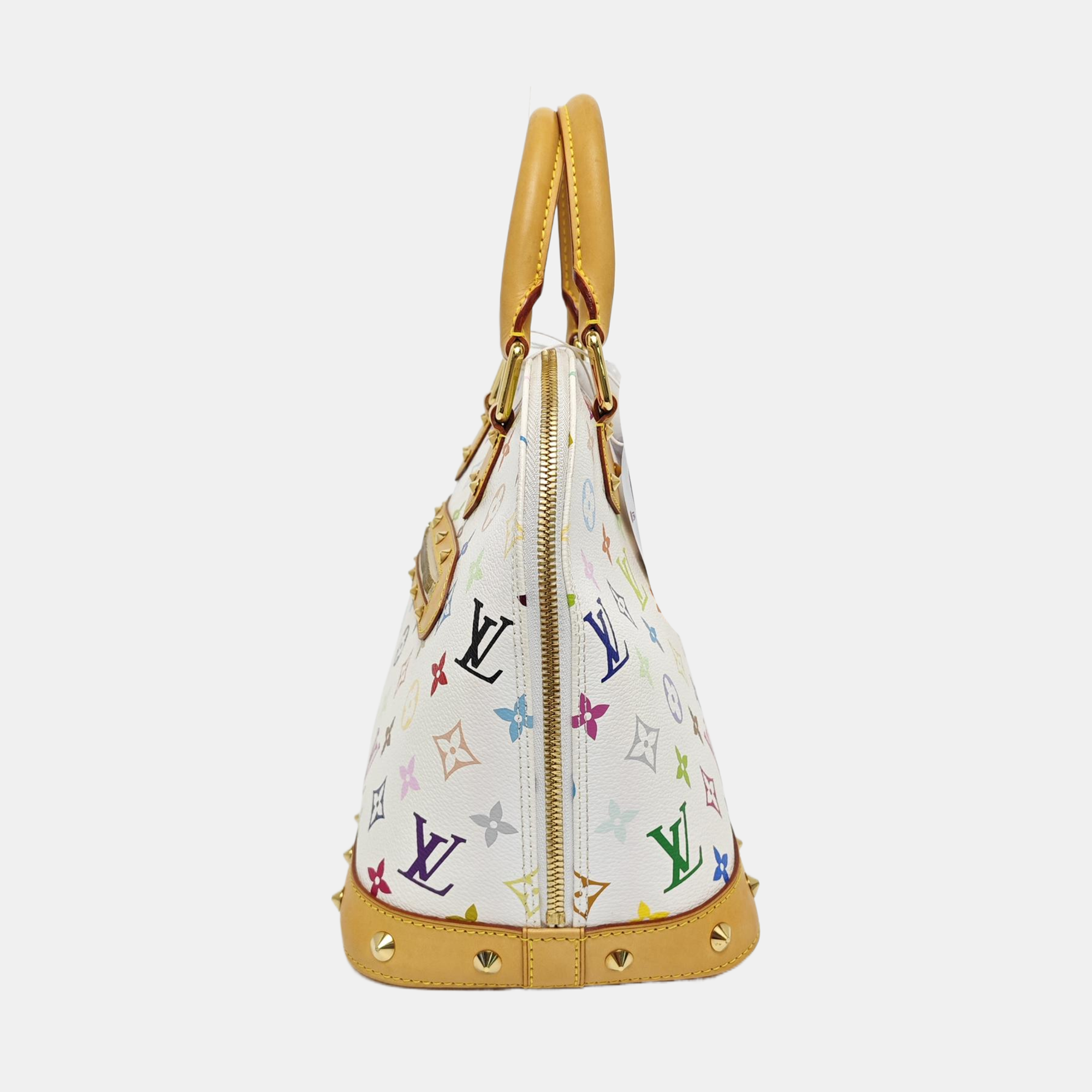LV × TM ALMA PM Monogram Coated Canvas White