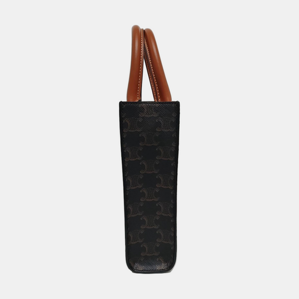 CABAS CELINE Mini Coated Canvas Brown