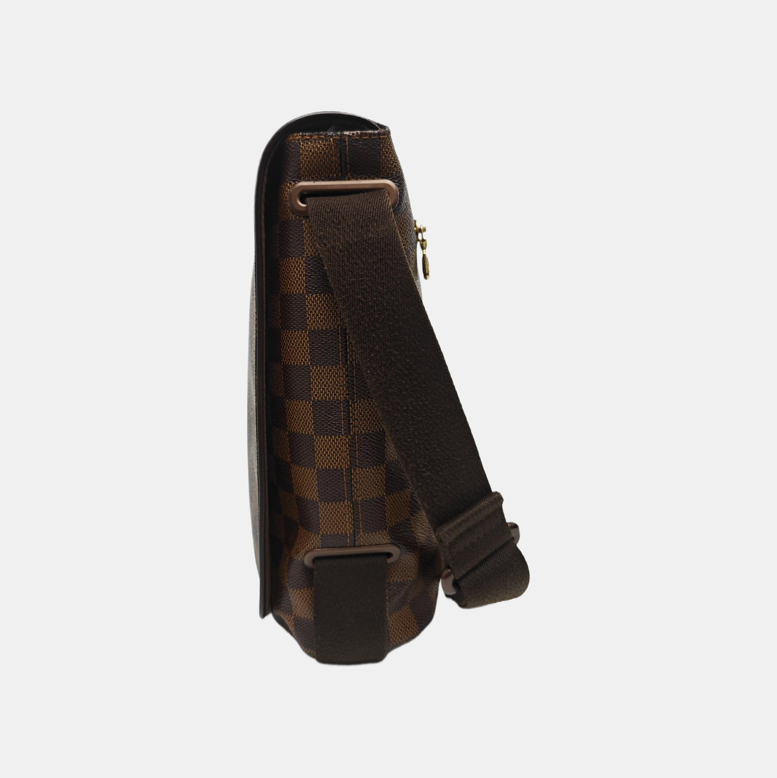 BROOKLYN Damier Ebene Coated Canvas Brown