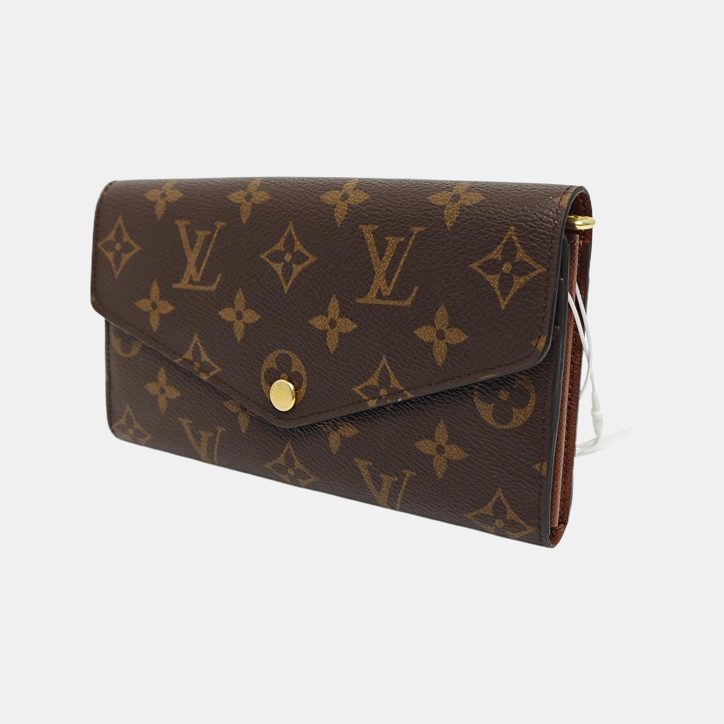 JEANNE Monogram Coated Canvas Brown Wallet