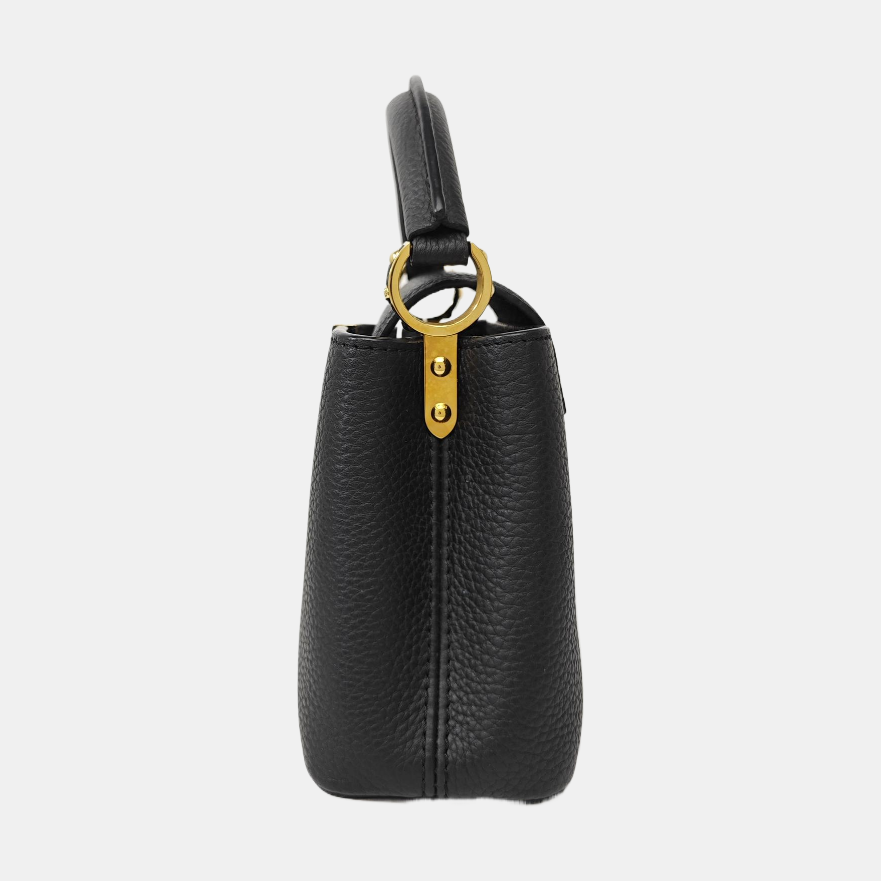 CAPUCINES Mini Calfskin Black