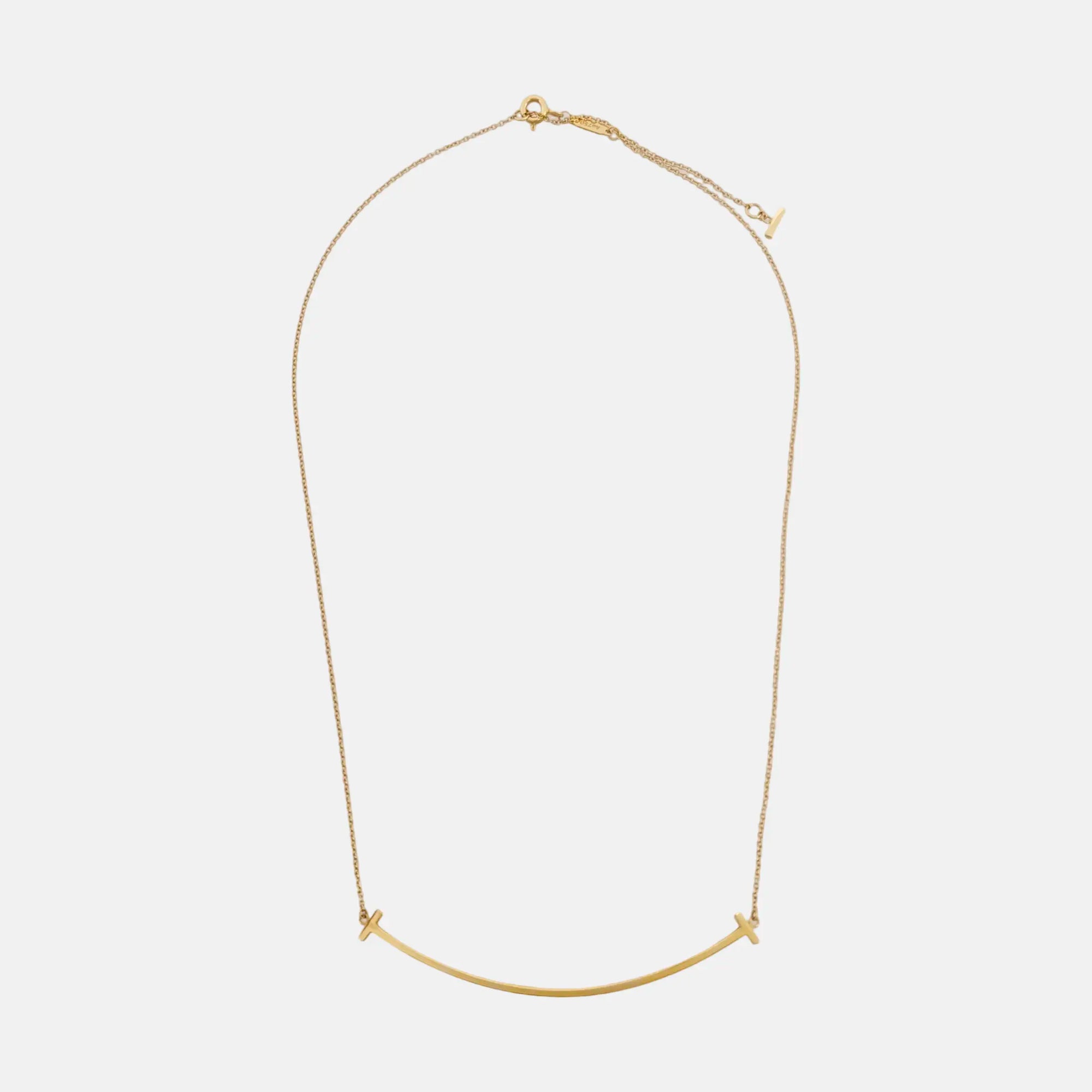 Tiffany T 18k Rose Gold Necklace