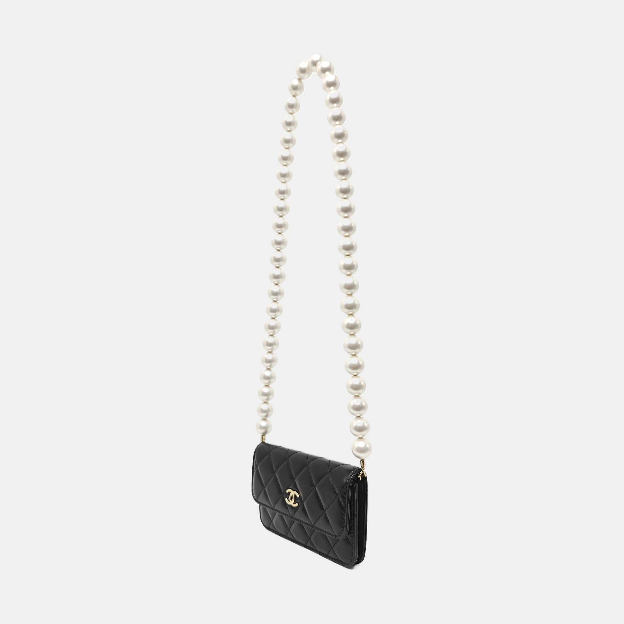 WOC Quilted Calfskin Black