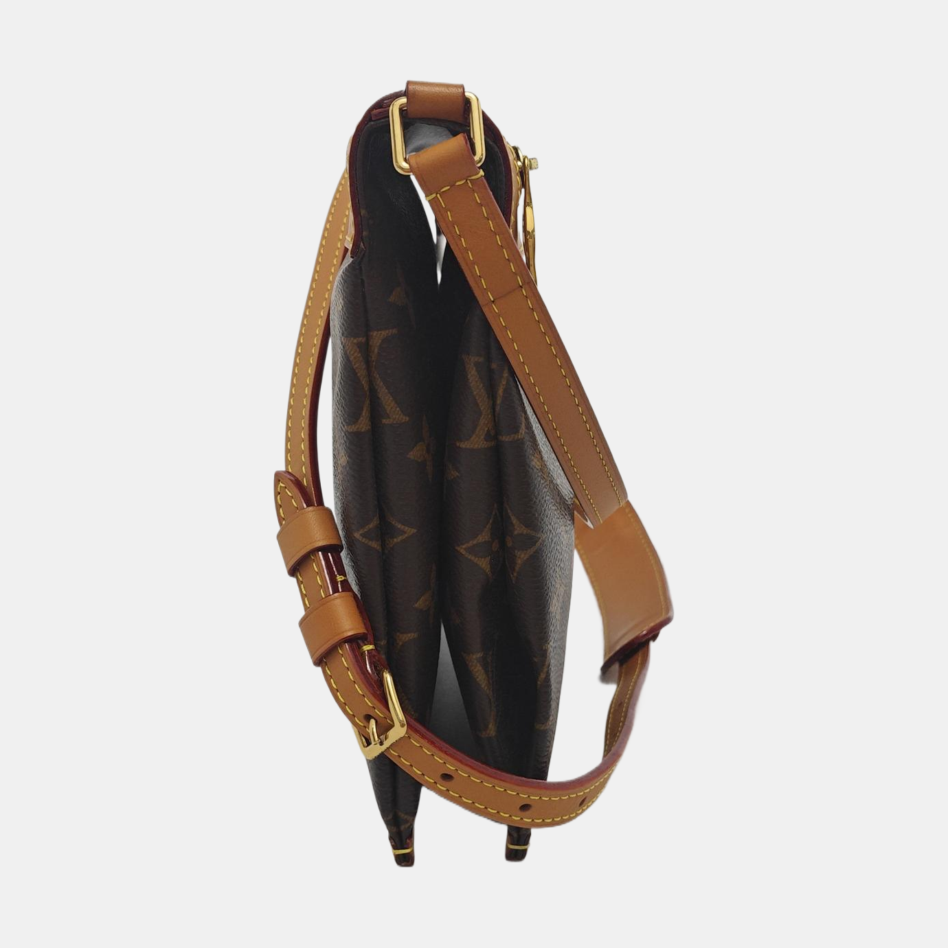 SAUMUR PM Monogram Coated Canvas Brown