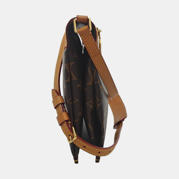 SAUMUR PM Monogram Coated Canvas Brown