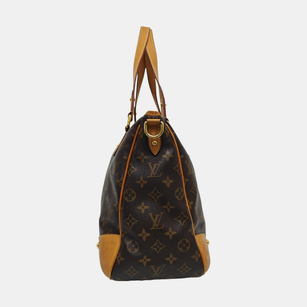 RETIRO GM Monogram Coated Canvas Brown