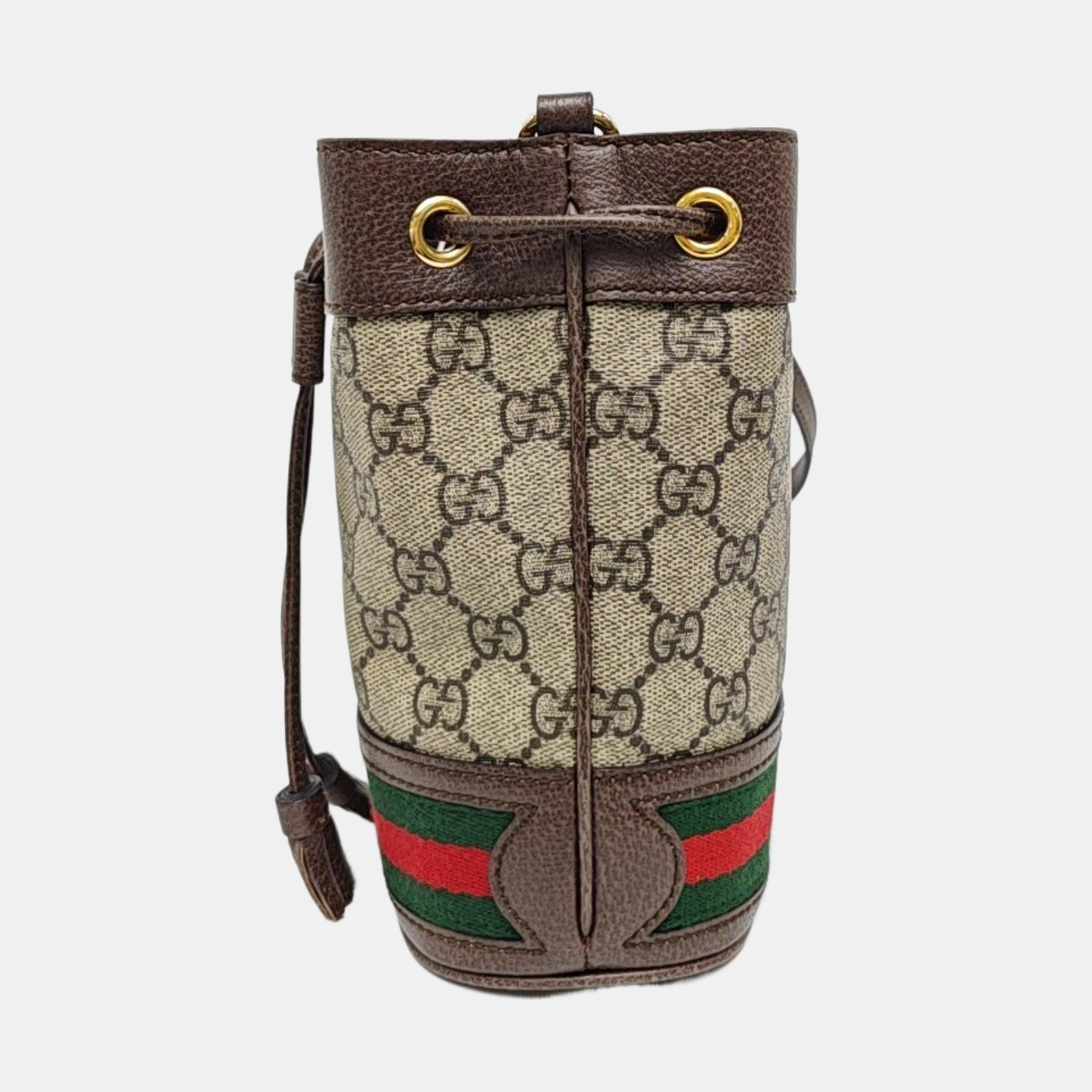 Ophidia Mini Monogram Coated Canvas Beige