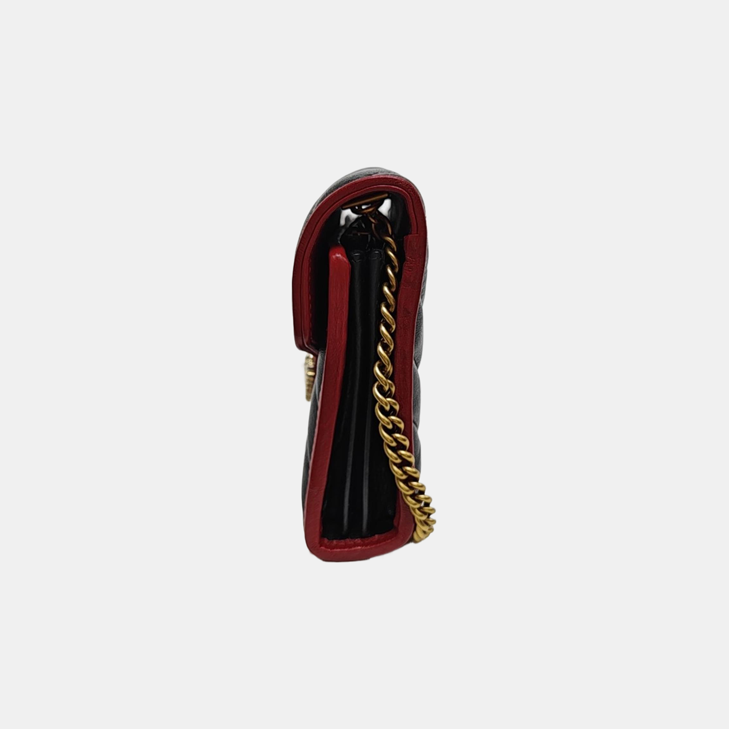 GG Marmont Mini Quilted Calfskin Black