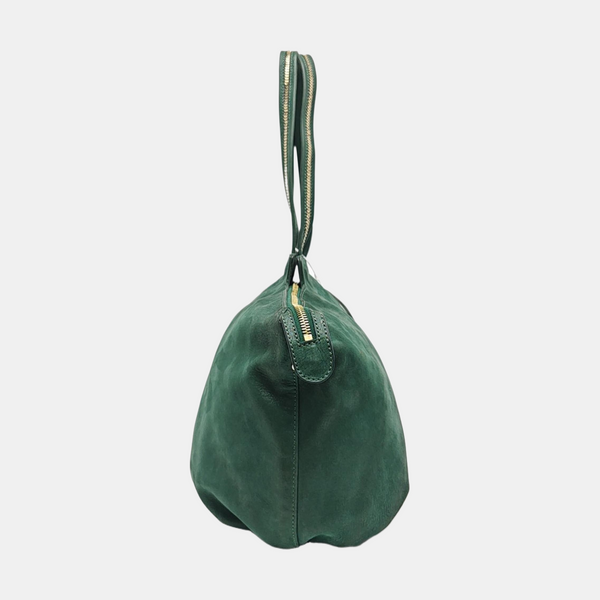 Calfskin Top Handle Bag Green