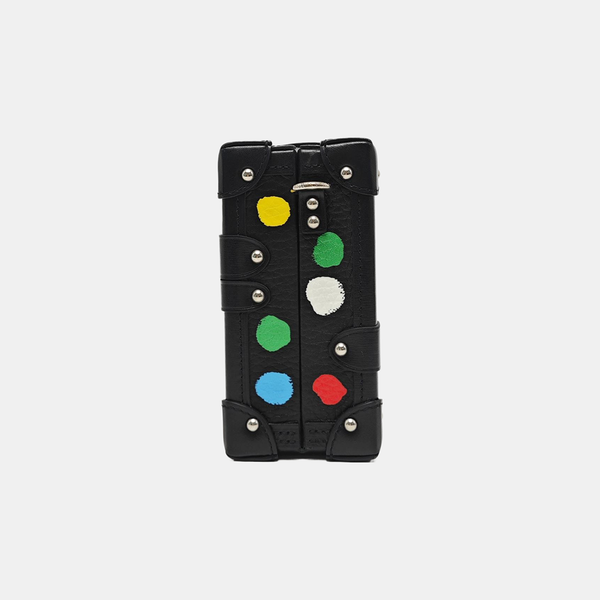 PETITE MALLE Calfskin Black